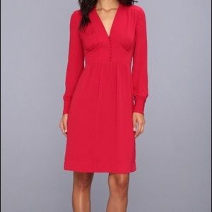 BCBGMAXAZRIA Long Sleeve Fabiana Dress Medium